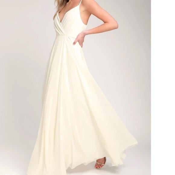 Cream Maxi Dress - NWT - Picture 7 of 7